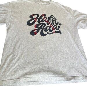 Guam Hafa Adai Baseball Graphic Shirt Gray Size XL EUC #7035
